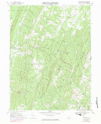 Download a high-resolution, GPS-compatible USGS topo map for Chaneysville, PA (1983 edition)