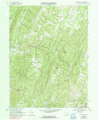 Download a high-resolution, GPS-compatible USGS topo map for Chaneysville, PA (1990 edition)