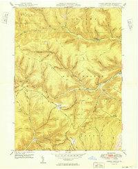 preview thumbnail of historical topo map of Potter County, PA in 1949