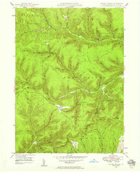 Download a high-resolution, GPS-compatible USGS topo map for Cherry Springs, PA (1958 edition)