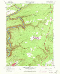 Download a high-resolution, GPS-compatible USGS topo map for Christmans, PA (1972 edition)