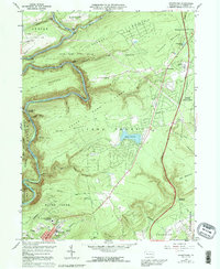 Download a high-resolution, GPS-compatible USGS topo map for Christmans, PA (1992 edition)