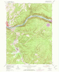 Download a high-resolution, GPS-compatible USGS topo map for Clarendon, PA (1973 edition)