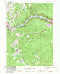 Download a high-resolution, GPS-compatible USGS topo map for Clarendon, PA (1981 edition)