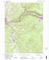 Download a high-resolution, GPS-compatible USGS topo map for Clarendon, PA (1981 edition)