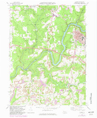 Download a high-resolution, GPS-compatible USGS topo map for Clarion, PA (1982 edition)