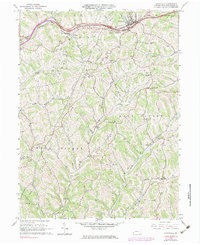 Download a high-resolution, GPS-compatible USGS topo map for Claysville, PA (1983 edition)