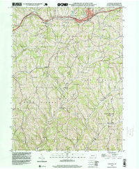 Download a high-resolution, GPS-compatible USGS topo map for Claysville, PA (1999 edition)