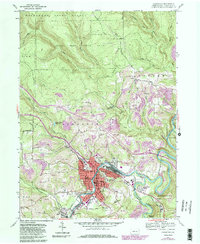 Download a high-resolution, GPS-compatible USGS topo map for Clearfield, PA (1986 edition)