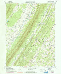 Download a high-resolution, GPS-compatible USGS topo map for Clearville, PA (1990 edition)