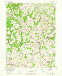 Download a high-resolution, GPS-compatible USGS topo map for Clinton, PA (1965 edition)