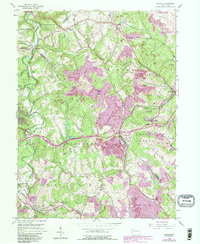 Download a high-resolution, GPS-compatible USGS topo map for Clinton, PA (1990 edition)