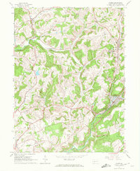 Download a high-resolution, GPS-compatible USGS topo map for Clymer, PA (1972 edition)