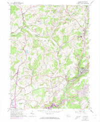 Download a high-resolution, GPS-compatible USGS topo map for Clymer, PA (1973 edition)
