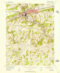 Download a high-resolution, GPS-compatible USGS topo map for Coatesville, PA (1956 edition)