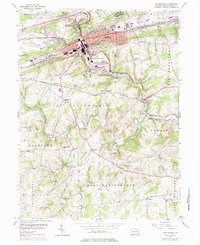 Download a high-resolution, GPS-compatible USGS topo map for Coatesville, PA (1974 edition)