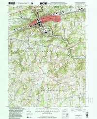 Download a high-resolution, GPS-compatible USGS topo map for Coatesville, PA (1999 edition)