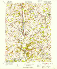 Download a high-resolution, GPS-compatible USGS topo map for Collegeville, PA (1953 edition)