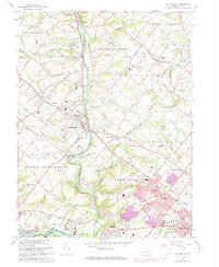 Download a high-resolution, GPS-compatible USGS topo map for Collegeville, PA (1974 edition)