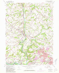 Download a high-resolution, GPS-compatible USGS topo map for Collegeville, PA (1981 edition)