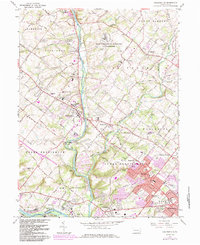 Download a high-resolution, GPS-compatible USGS topo map for Collegeville, PA (1984 edition)