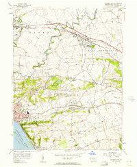 Download a high-resolution, GPS-compatible USGS topo map for Columbia East, PA (1957 edition)