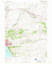 Download a high-resolution, GPS-compatible USGS topo map for Columbia East, PA (1968 edition)