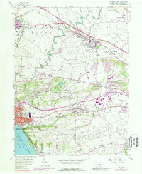 Download a high-resolution, GPS-compatible USGS topo map for Columbia East, PA (1989 edition)