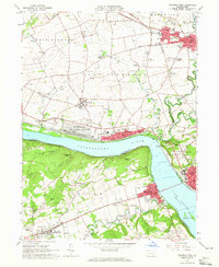 Download a high-resolution, GPS-compatible USGS topo map for Columbia West, PA (1965 edition)