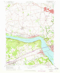 Download a high-resolution, GPS-compatible USGS topo map for Columbia West, PA (1973 edition)