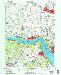 Download a high-resolution, GPS-compatible USGS topo map for Columbia West, PA (1990 edition)