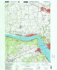 Download a high-resolution, GPS-compatible USGS topo map for Columbia West, PA (1999 edition)