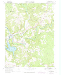 Download a high-resolution, GPS-compatible USGS topo map for Confluence, PA (1973 edition)