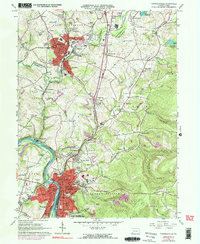Download a high-resolution, GPS-compatible USGS topo map for Connellsville, PA (1977 edition)