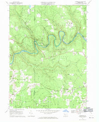 Download a high-resolution, GPS-compatible USGS topo map for Cooksburg, PA (1971 edition)