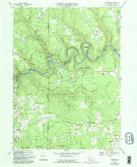Download a high-resolution, GPS-compatible USGS topo map for Cooksburg, PA (1993 edition)