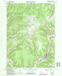Download a high-resolution, GPS-compatible USGS topo map for Coudersport, PA (1988 edition)