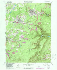 Download a high-resolution, GPS-compatible USGS topo map for Cresson, PA (1989 edition)