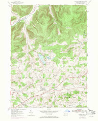Download a high-resolution, GPS-compatible USGS topo map for Crooked Creek, PA (1971 edition)
