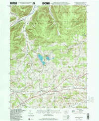 Download a high-resolution, GPS-compatible USGS topo map for Crooked Creek, PA (1999 edition)