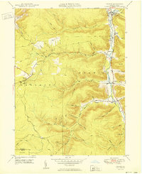Download a high-resolution, GPS-compatible USGS topo map for Crosby, PA (1950 edition)