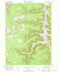 Download a high-resolution, GPS-compatible USGS topo map for Crosby, PA (1972 edition)