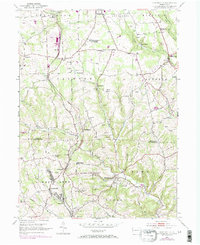 Download a high-resolution, GPS-compatible USGS topo map for Curtisville, PA (1970 edition)