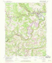 Download a high-resolution, GPS-compatible USGS topo map for Curwensville, PA (1970 edition)