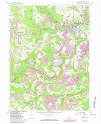 Download a high-resolution, GPS-compatible USGS topo map for Curwensville, PA (1982 edition)