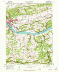 Download a high-resolution, GPS-compatible USGS topo map for Danville, PA (1972 edition)