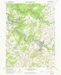 Download a high-resolution, GPS-compatible USGS topo map for Dawson, PA (1973 edition)