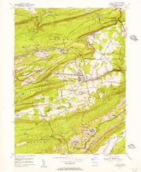 Download a high-resolution, GPS-compatible USGS topo map for Delano, PA (1956 edition)