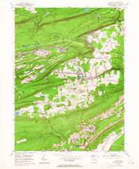 Download a high-resolution, GPS-compatible USGS topo map for Delano, PA (1964 edition)