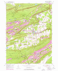 Download a high-resolution, GPS-compatible USGS topo map for Delano, PA (1977 edition)